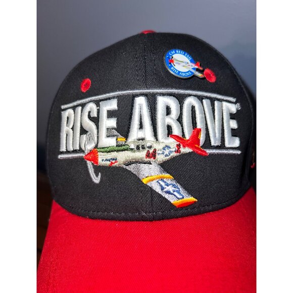 Commemorative Air Force Blue & Red W Patches + Pin OS Adjustable Baseball Cap - Picture 3 of 11